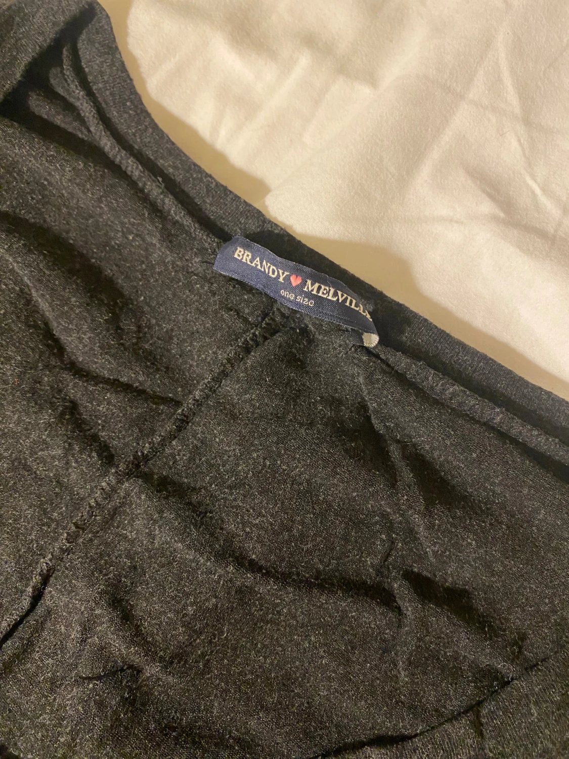 Mjuk mörkgrå brandy t-shirt