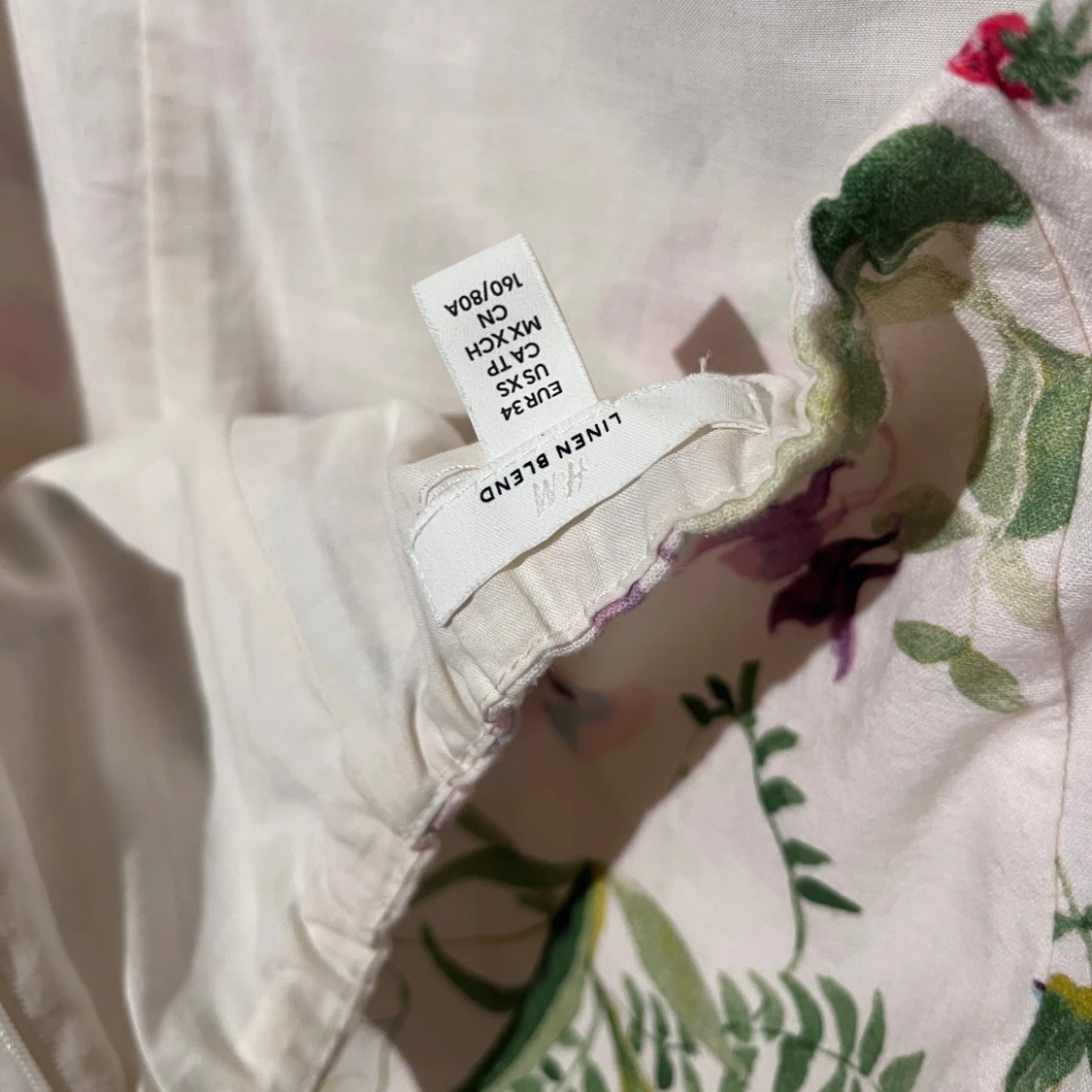 Blommig kortklänning från H&M - 2