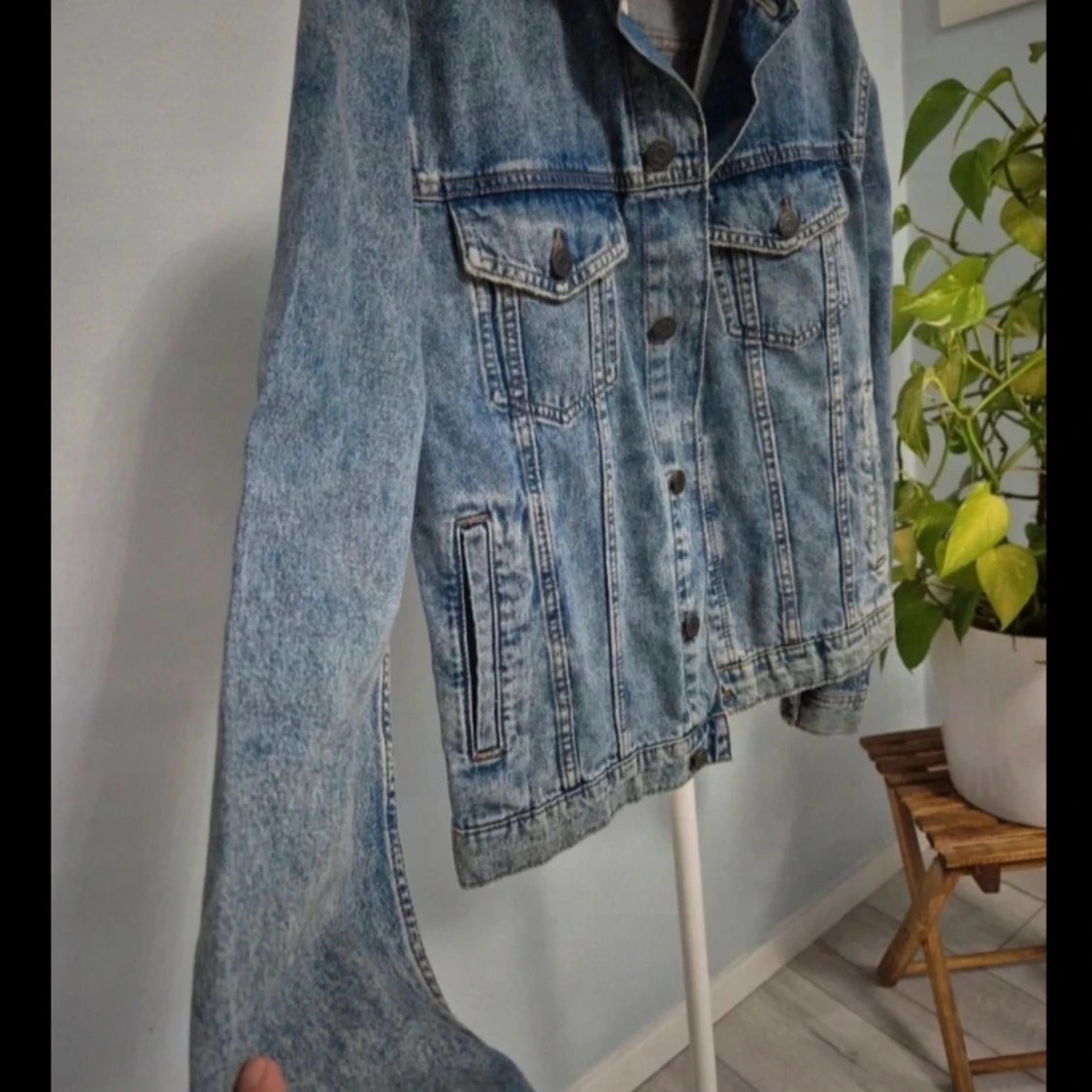 Young Thug jeansjacka med ängelmotiv - 2