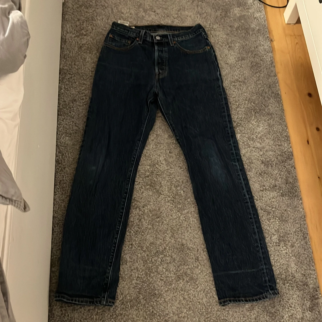 Levi's 501 mörkblå jeans W27 L30 - 3