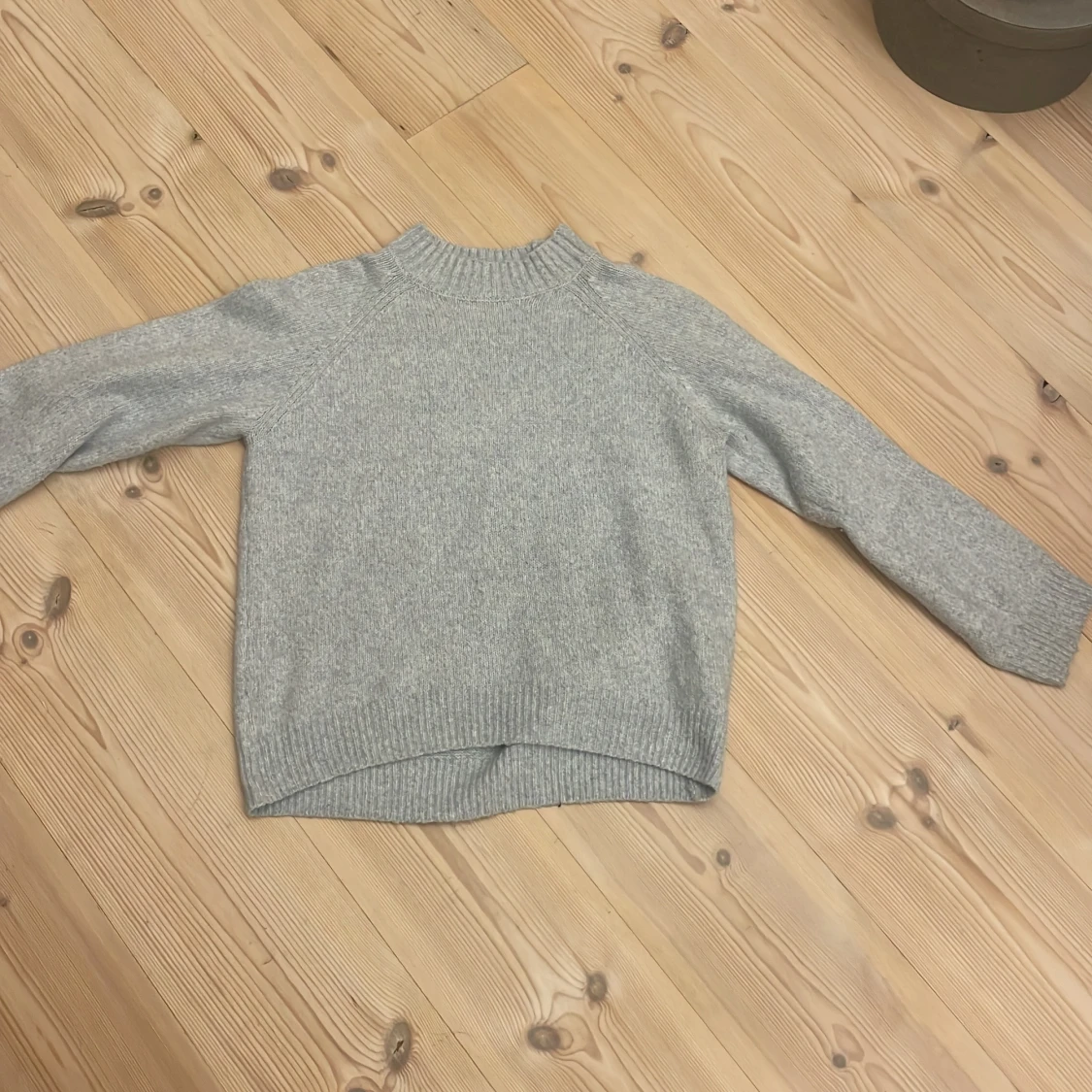 Ljus blå stickad tröja från Zara