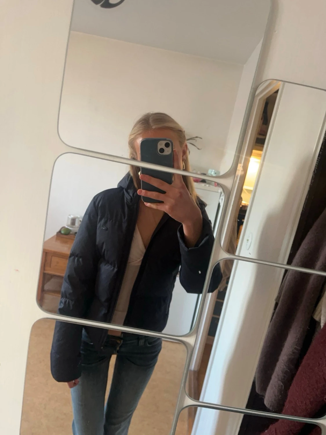 Mörkblå vinterjacka  - 1