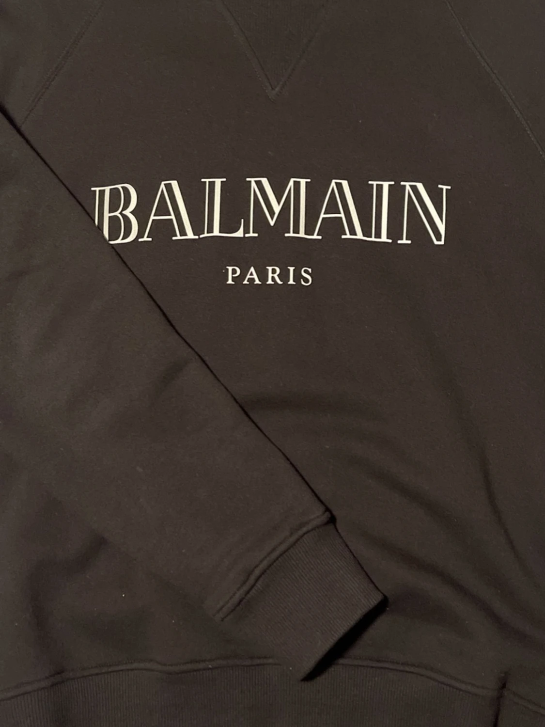 Svart sweatshirt från Balmain Paris - 1