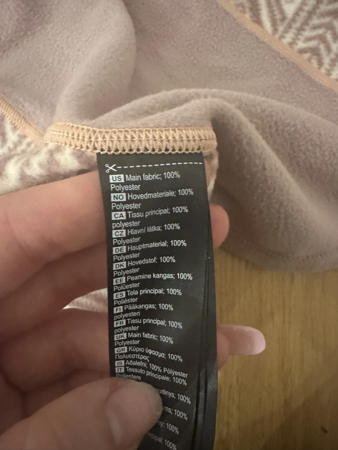 Mönstrad fleecejacka från Kari Traa - 3