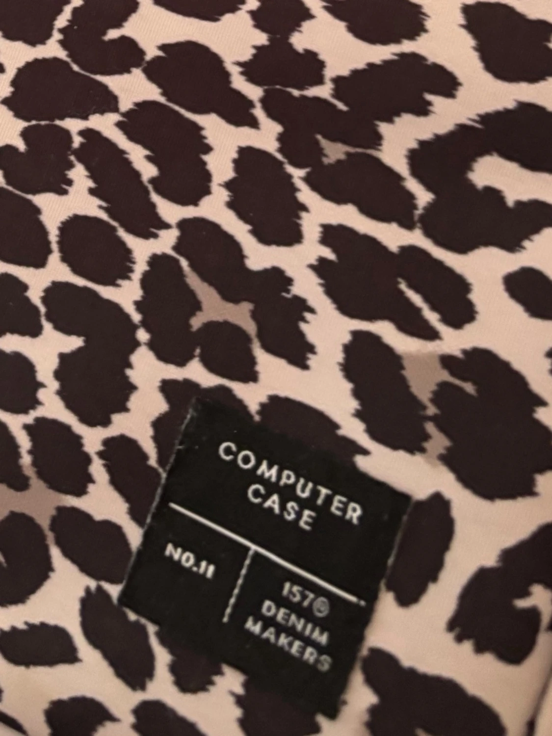 Leopardmönstrat datorfodral 157 Denim Makers - 1