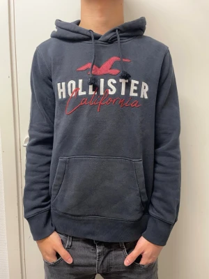 Hollister hoodie - Fet svart hoodie från Hollister. Bra skick. Modellen är 173cm, 64kg. Pris kan diskuteras!