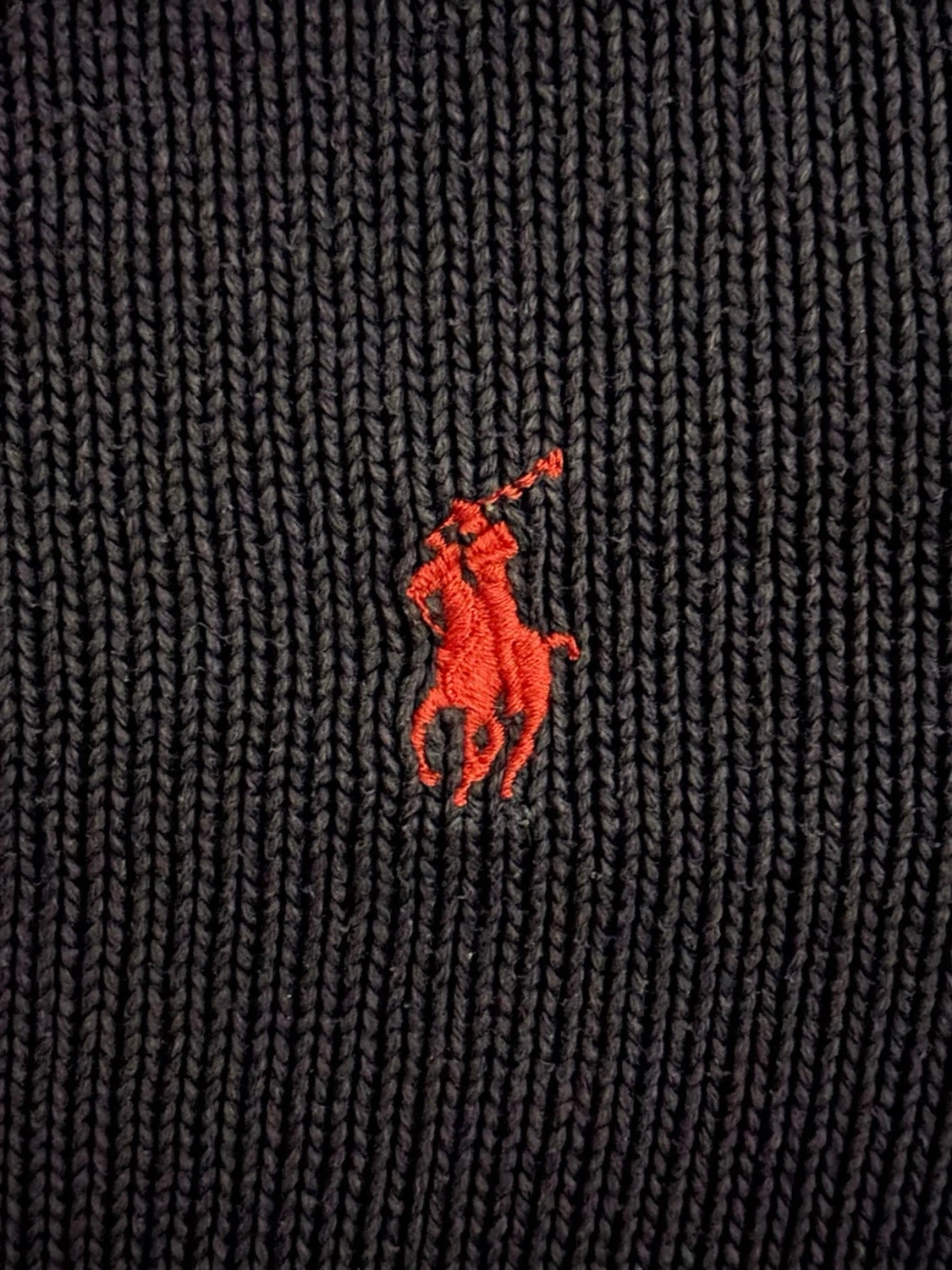 Mörkblå stickad tröja från Polo Ralph Lauren - 1