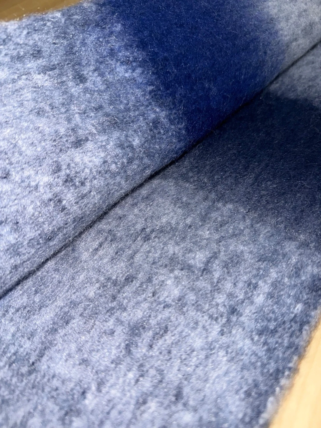 Rutig halsduk i blått och vitt - 2