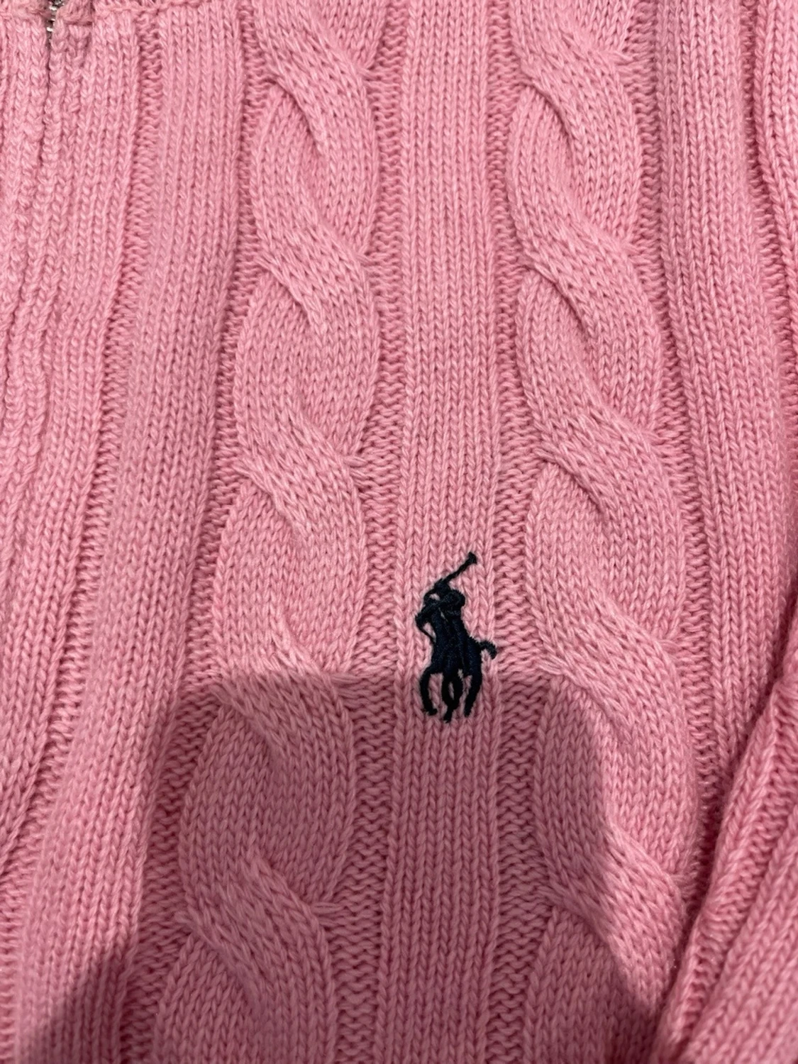 Rosa kabelstickad tröja Polo Ralph Lauren - 2