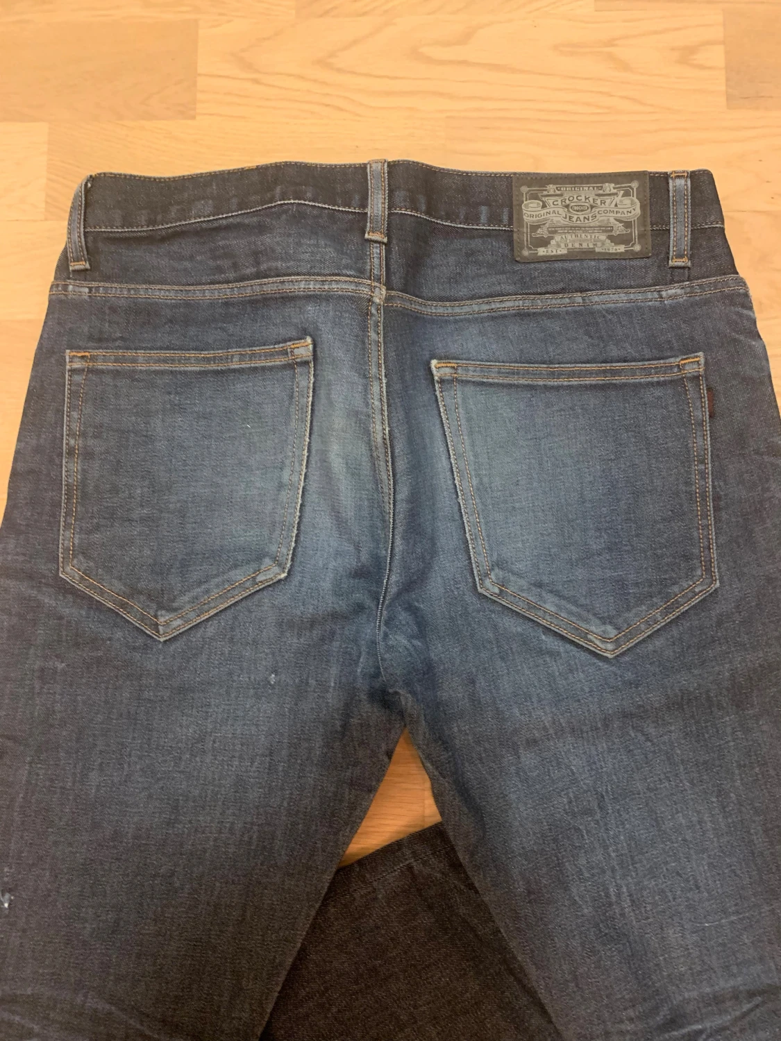 Mörkblå Crocker jeans straight fit - 2