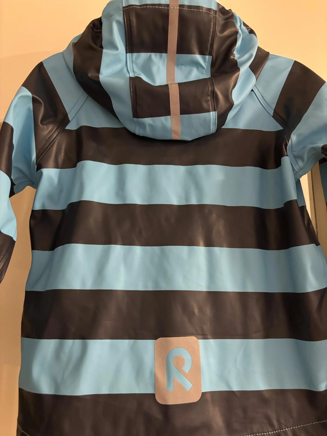 Randig regnjacka från Reima blå/svart - 3