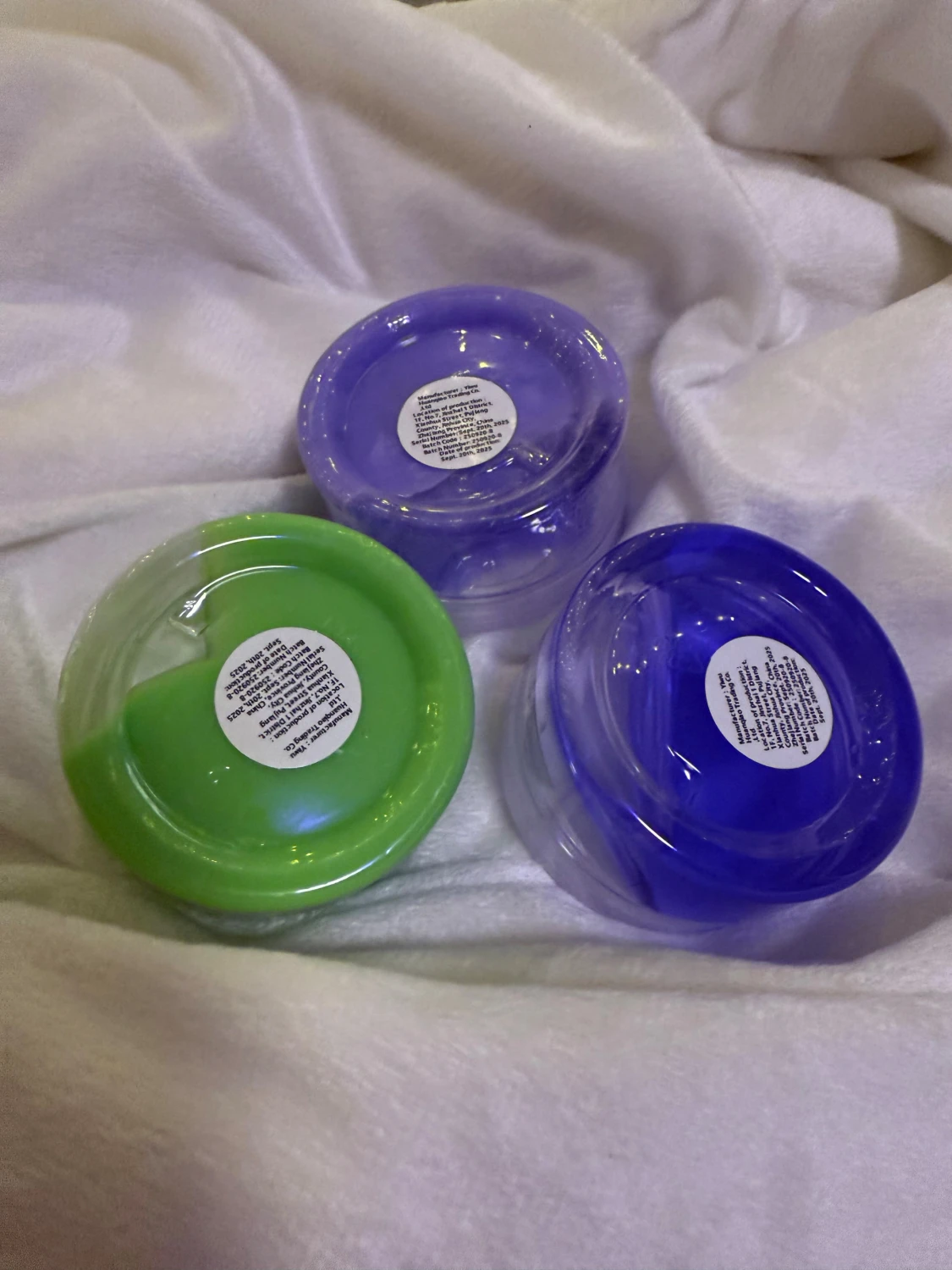 Slime i burk lila och grön - 1