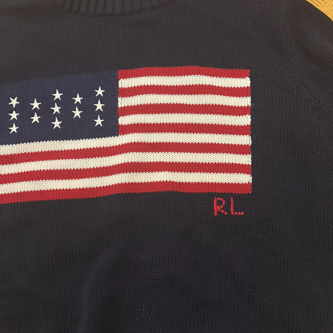 Mörkblå stickad tröja Polo Ralph Lauren - 2