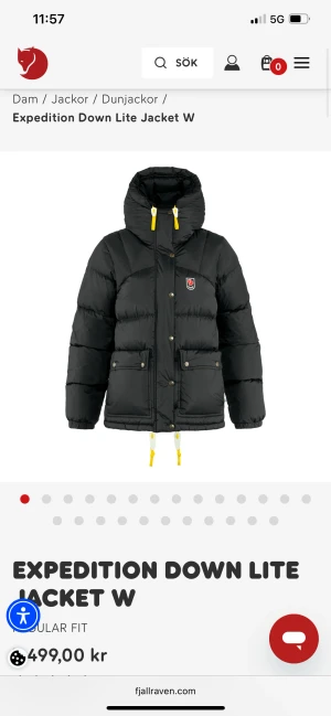 SÖKER!!!!! I(xxs)Svart Expedition Down Lite dunjacka - Söker!!!