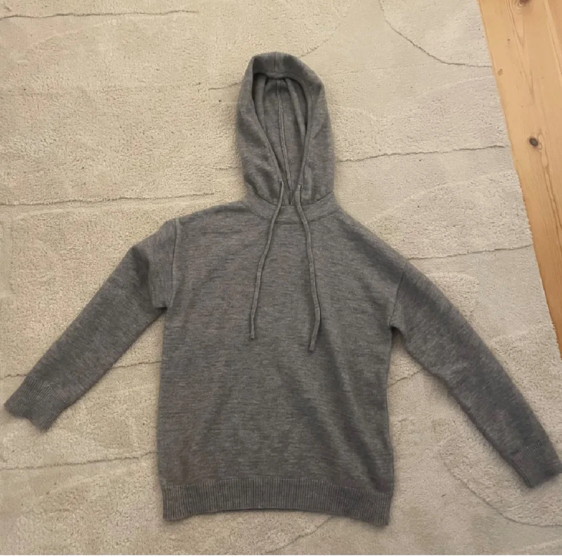 Stickad hoodie - 2