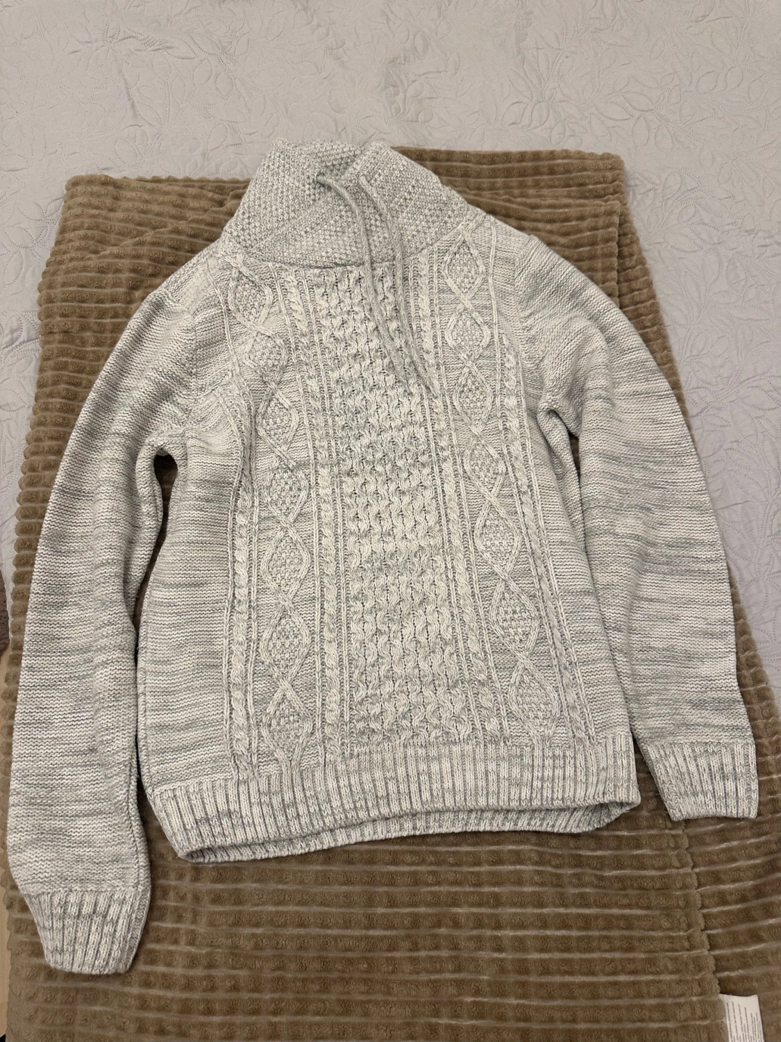 Grå stickad tröja LCW Casual