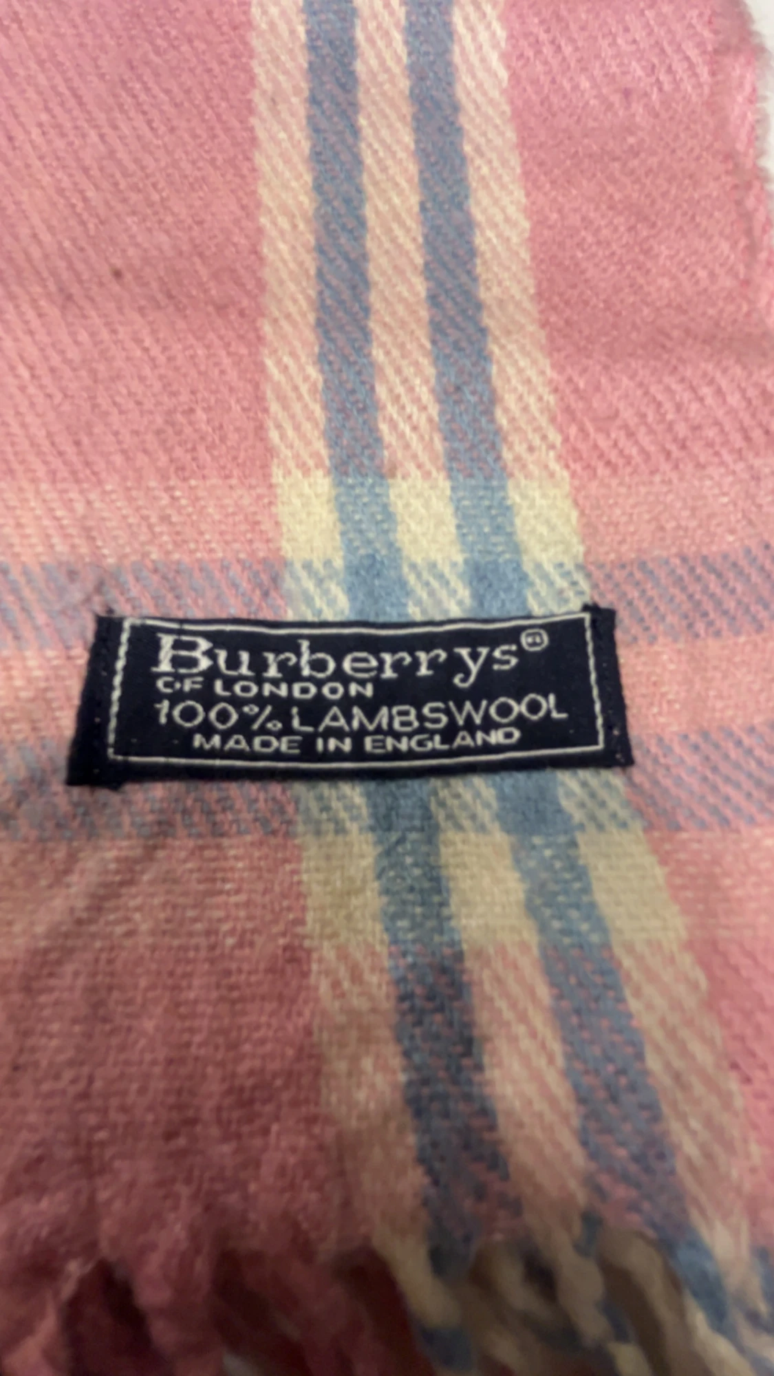 Rutig rosa halsduk från Burberrys - 1