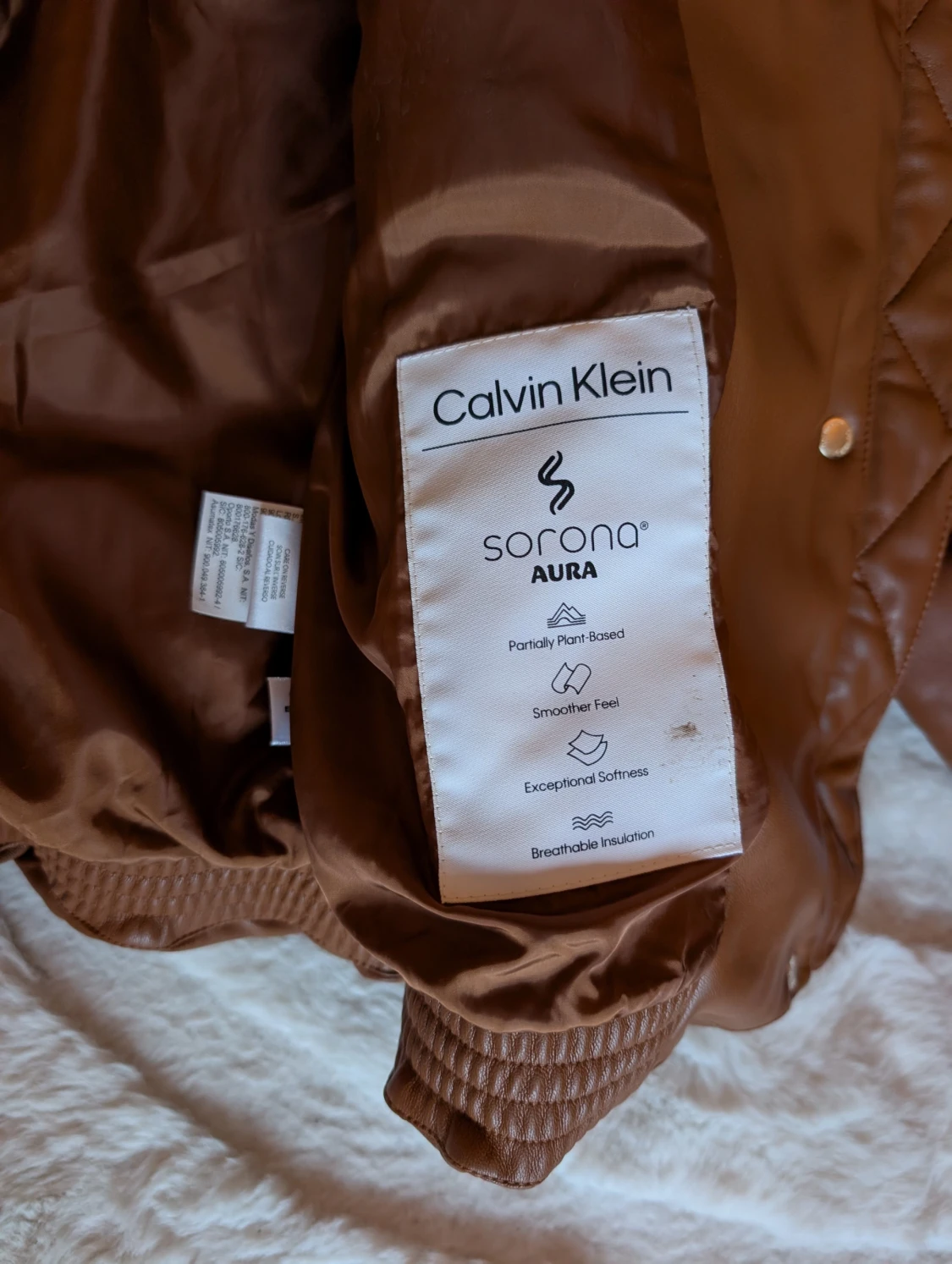 Brun pufferjacka från Calvin Klein - 1