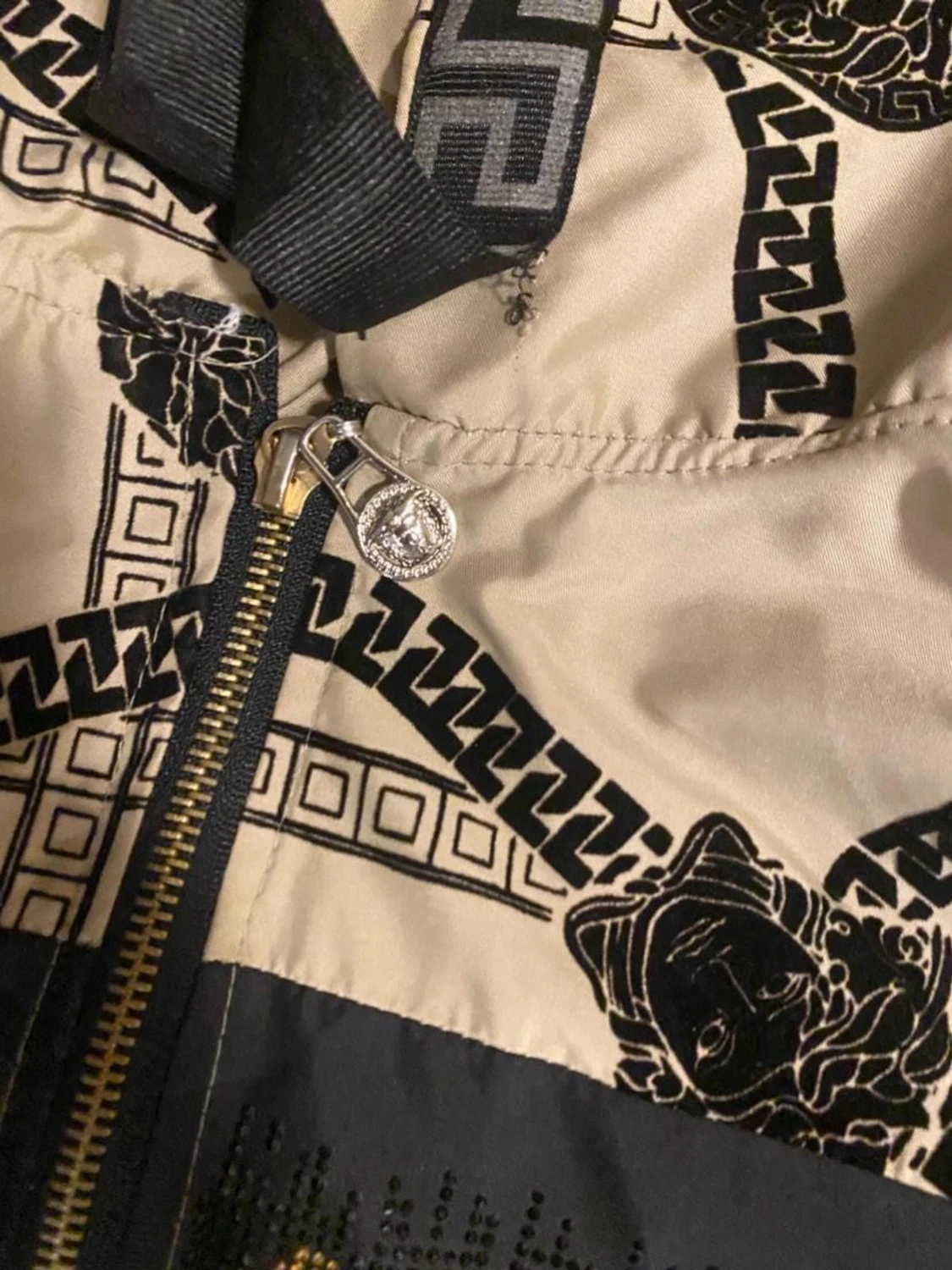 Beige Versace vindjacka  - 3