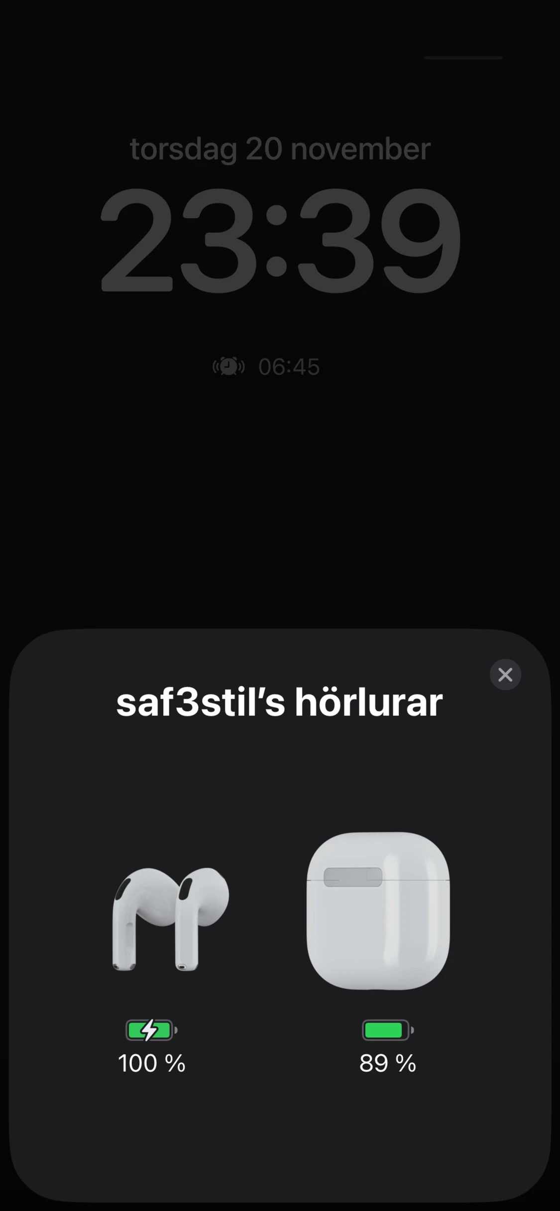 Hörlurar 4 – trådlösa med laddningsetui - 5