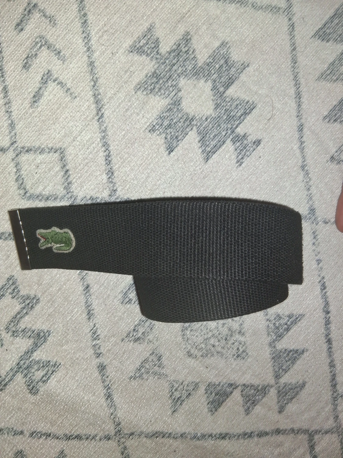 Svart Lacoste bälte  - 3