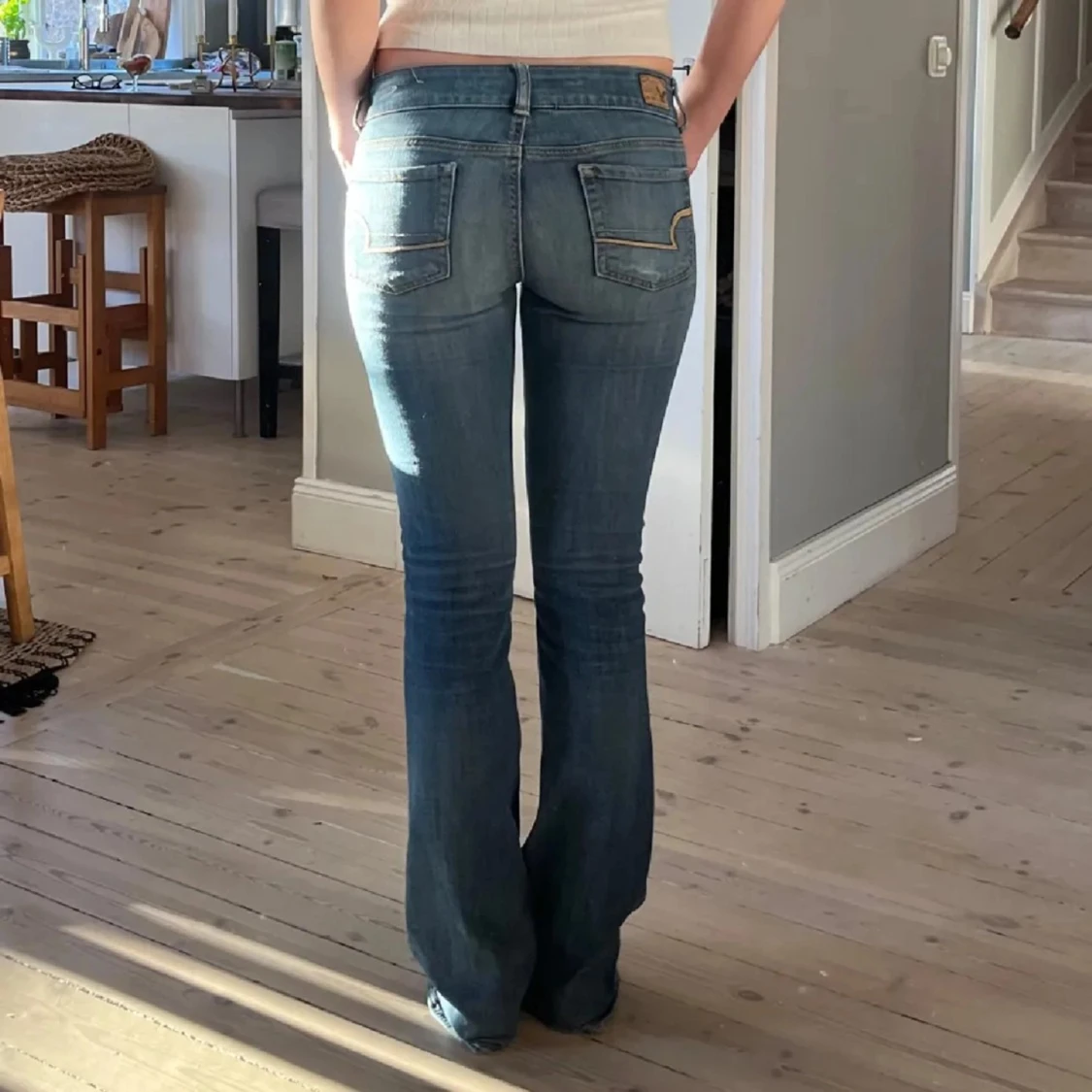 Lågmidjade jeans
