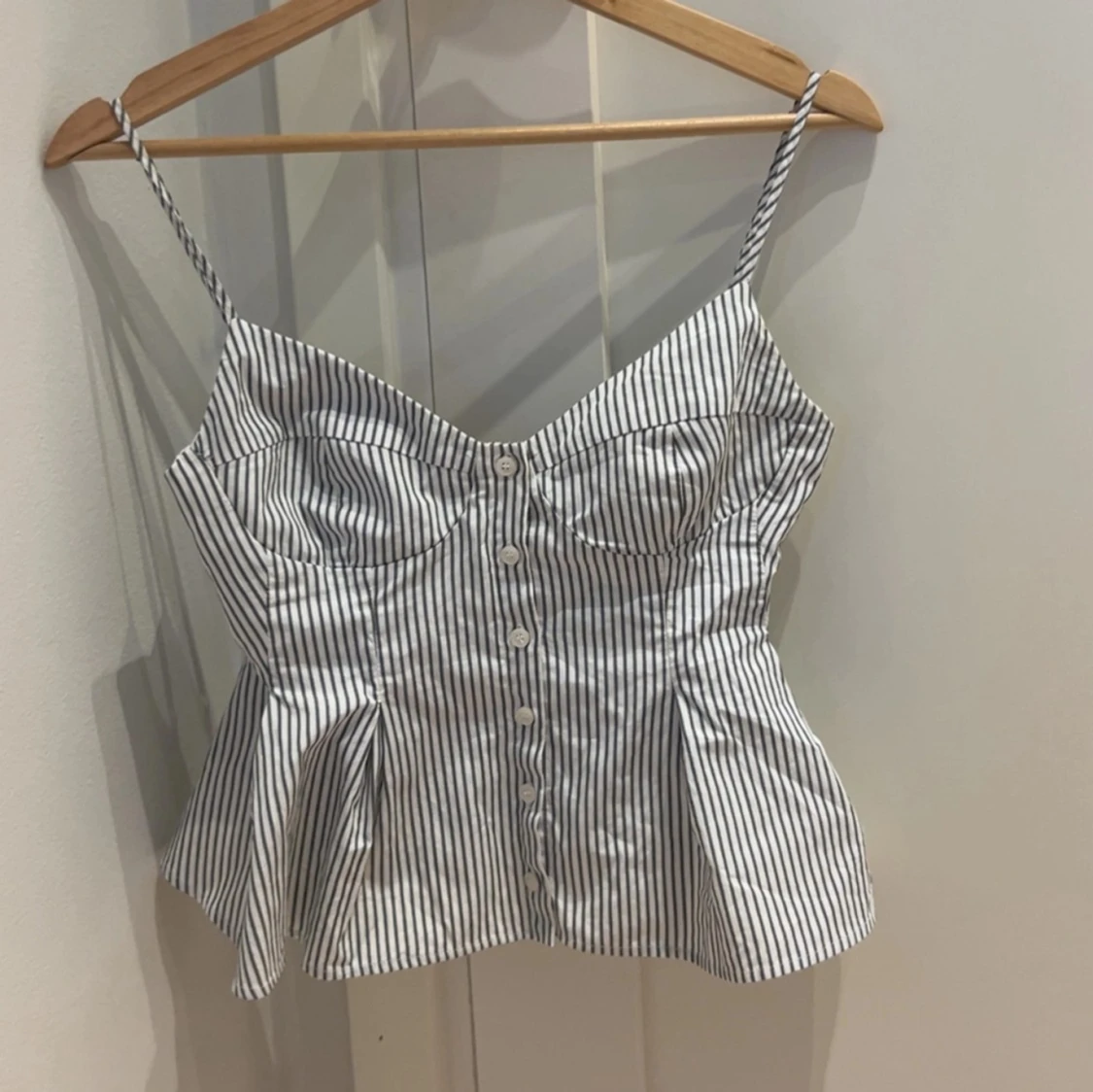 Randig korsett-topp från Zara