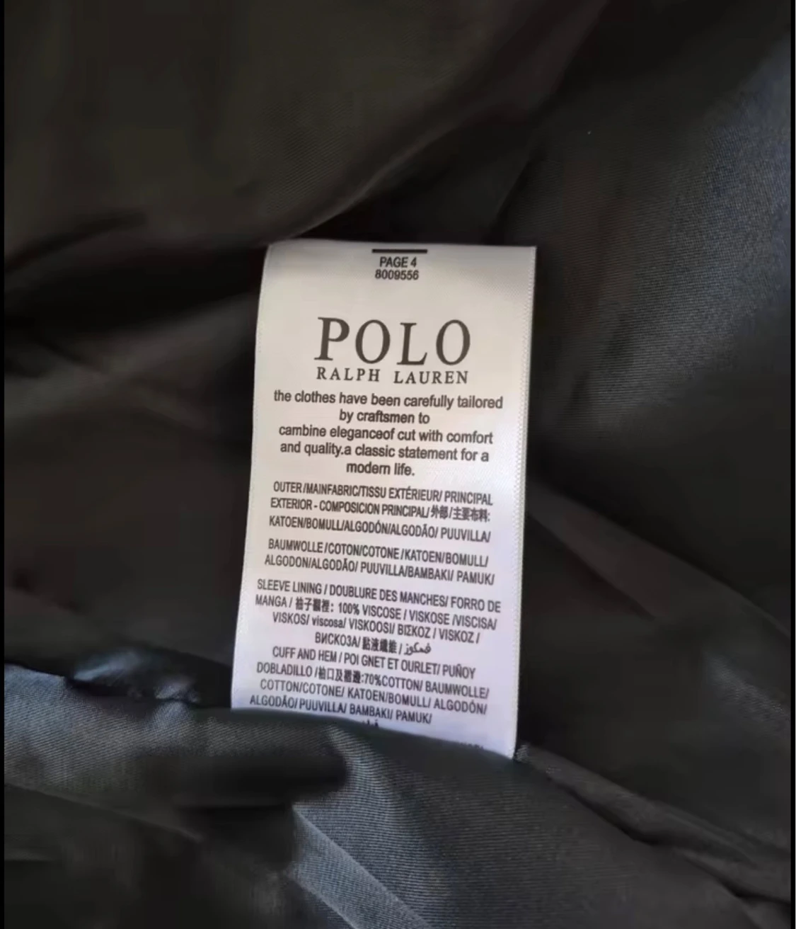 Svart pufferjacka från Polo Ralph Lauren - 2
