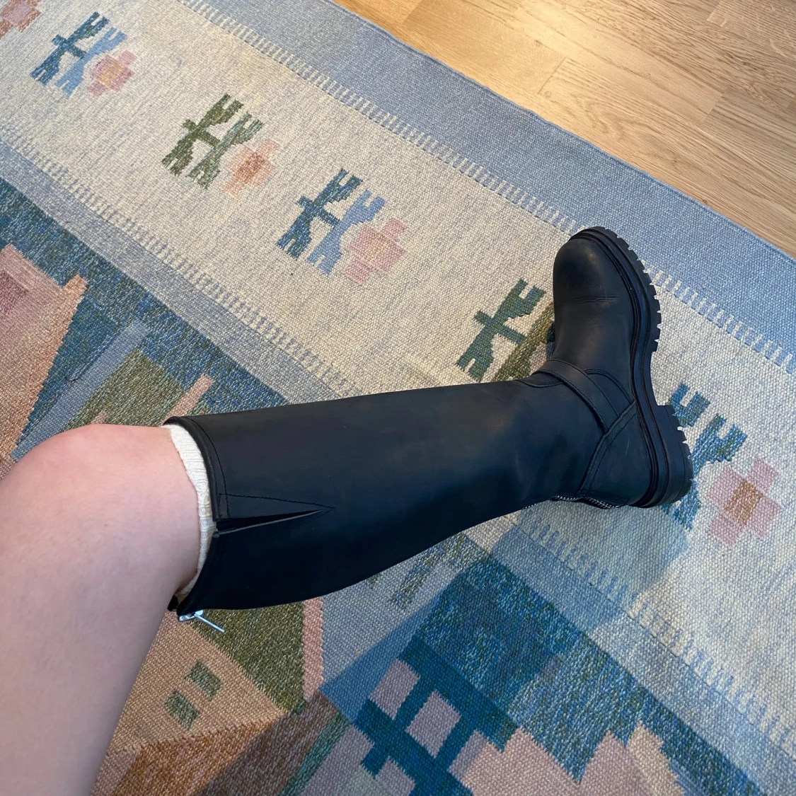 Limited edition Johnny Bulls Svarta höga boots med spännen - 2