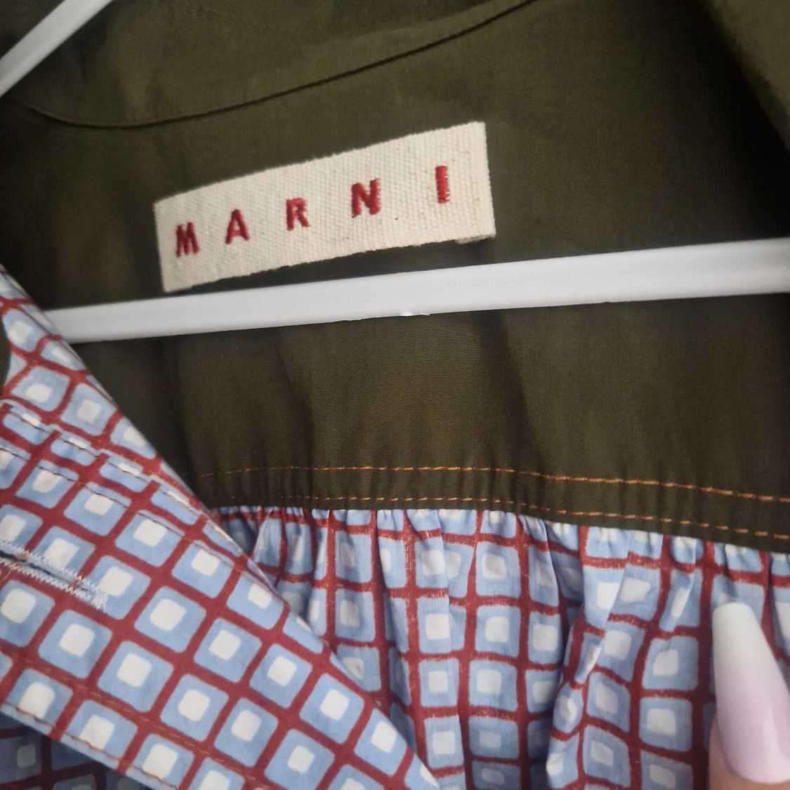 Äkta Marni skjorta/märkes unik kollektion  - 2