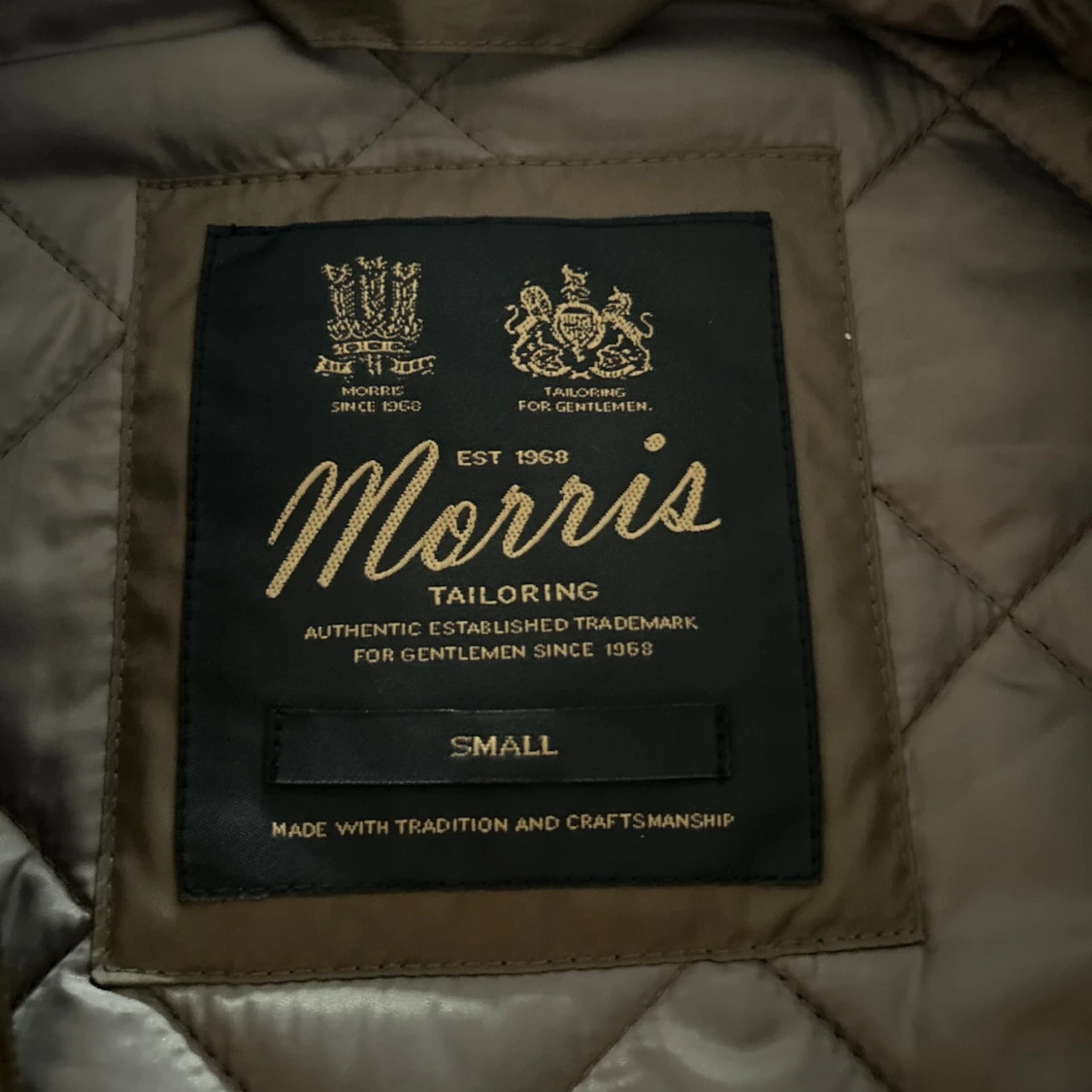 Olivgrön quiltad jacka från Morris - 2