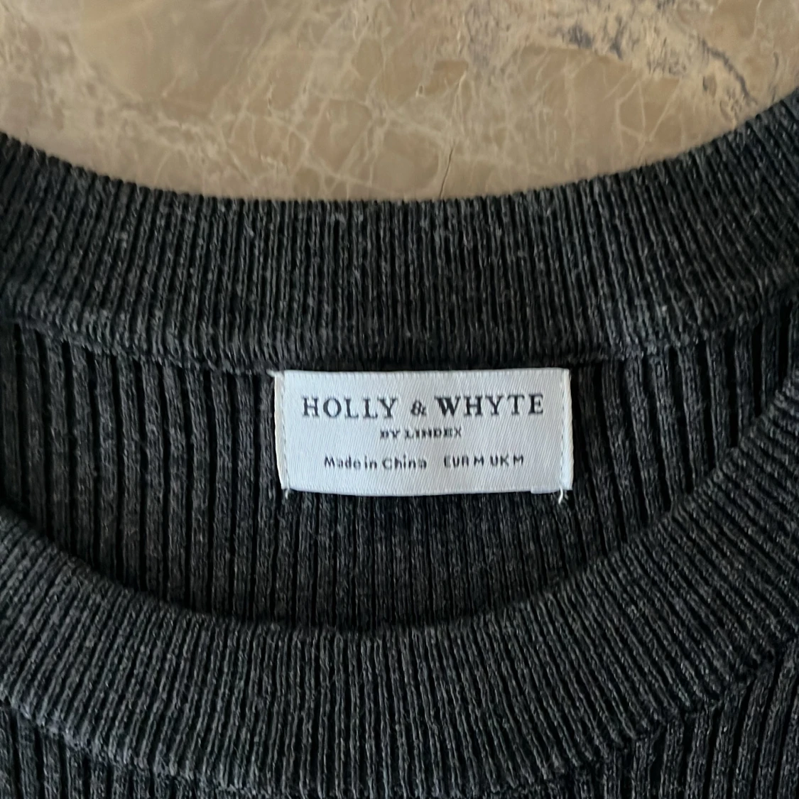 Svart stickad klänning Holly & Whyte - 2