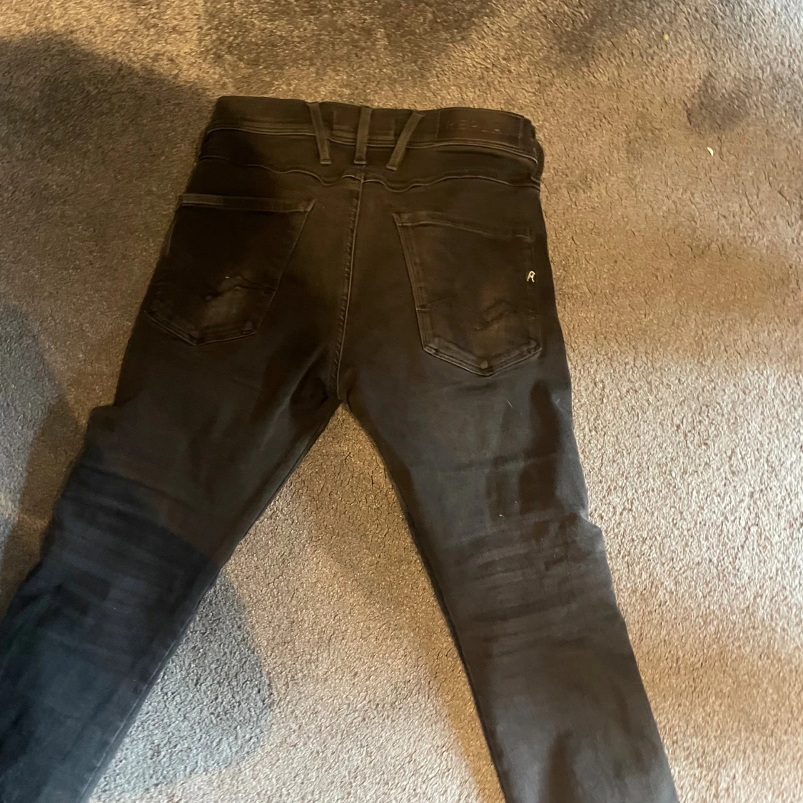 Svarta Replay Anbass slim jeans - 2