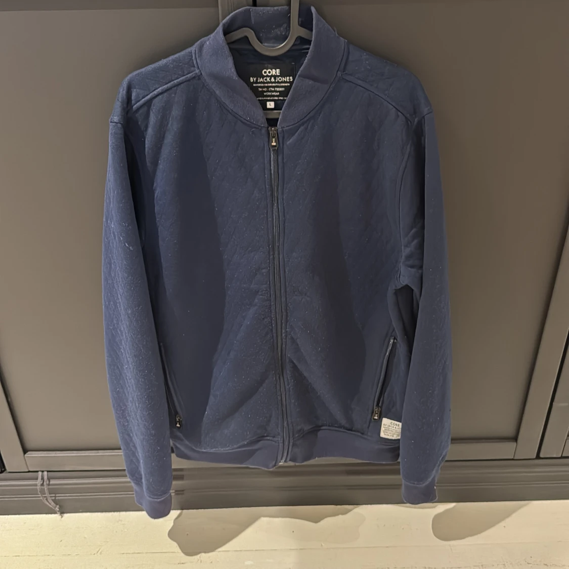 Blå quiltad jacka från Jack & Jones