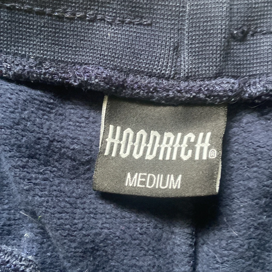 Blåa hoodrich mjukis byxor Medium - 2