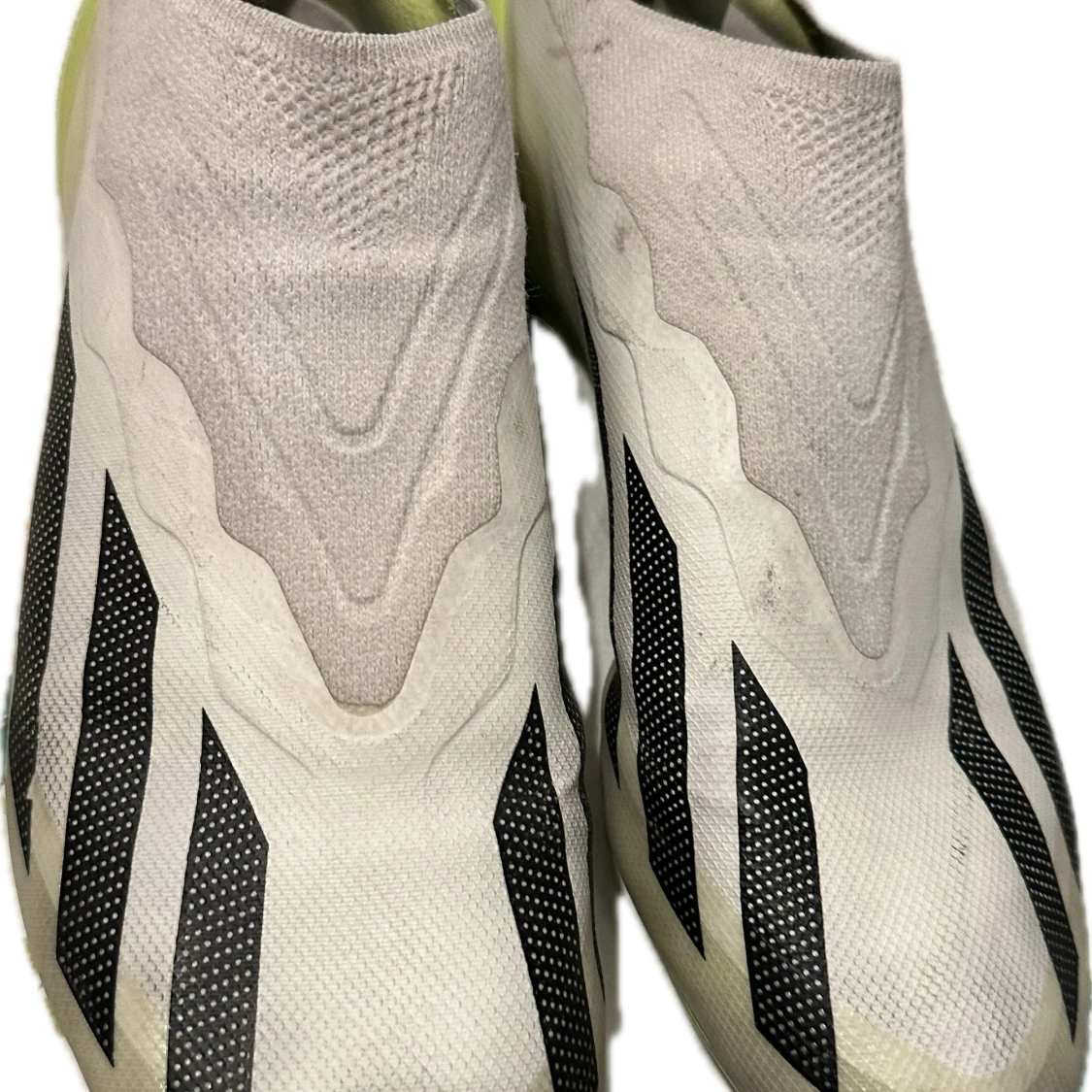 Adidas Crazyfast vita fotbollsskor