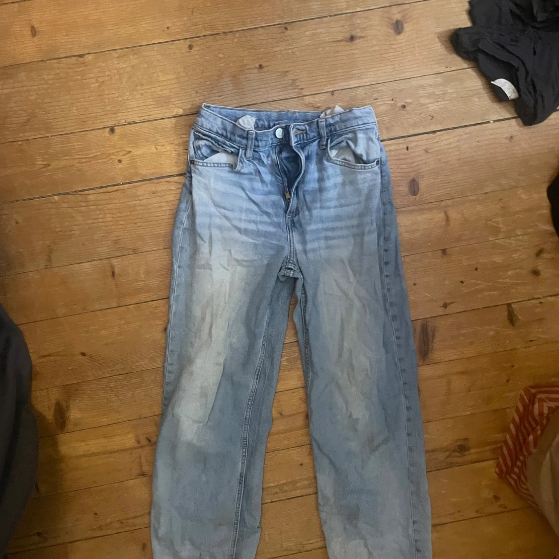 Ljusblå raka jeans från Levi's