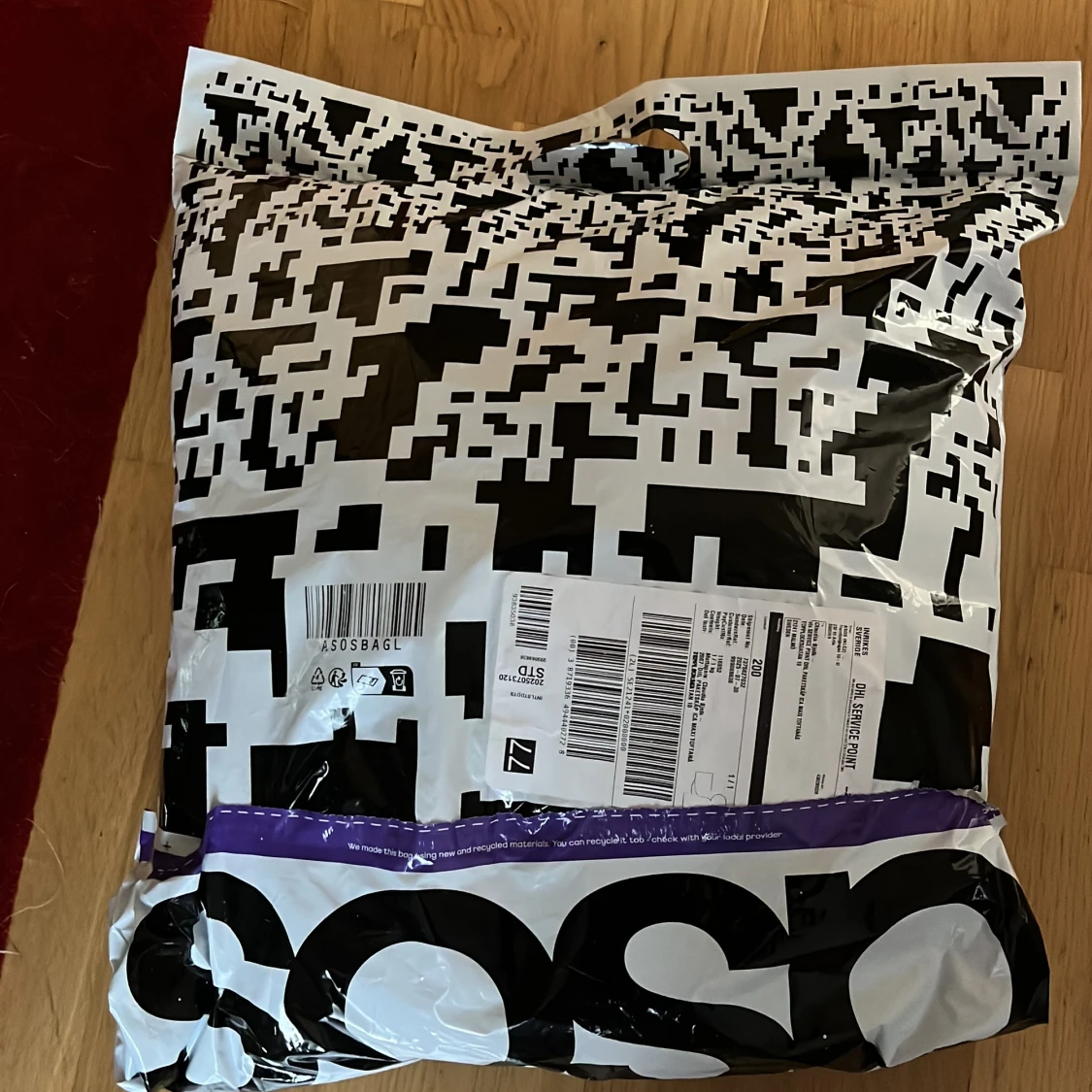 Mörkbrun axelbandslös långklänning - 4