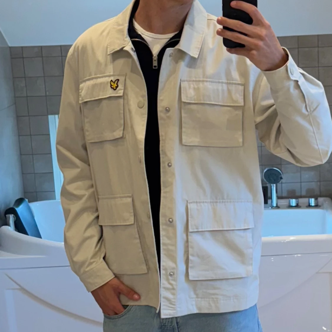 Beige overshirt från Lyle & Scott - 1