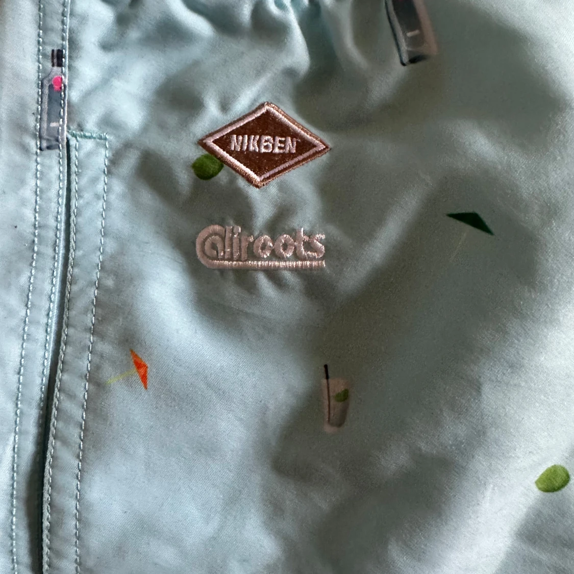 Ljusblå badshorts från Nikben x Caliroots - 1