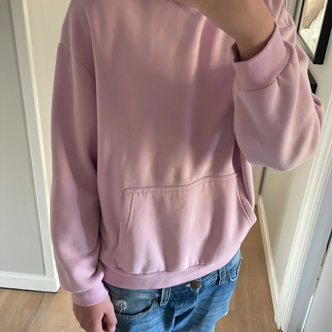 Ljusrosa hoodie från Urban Classics - 4