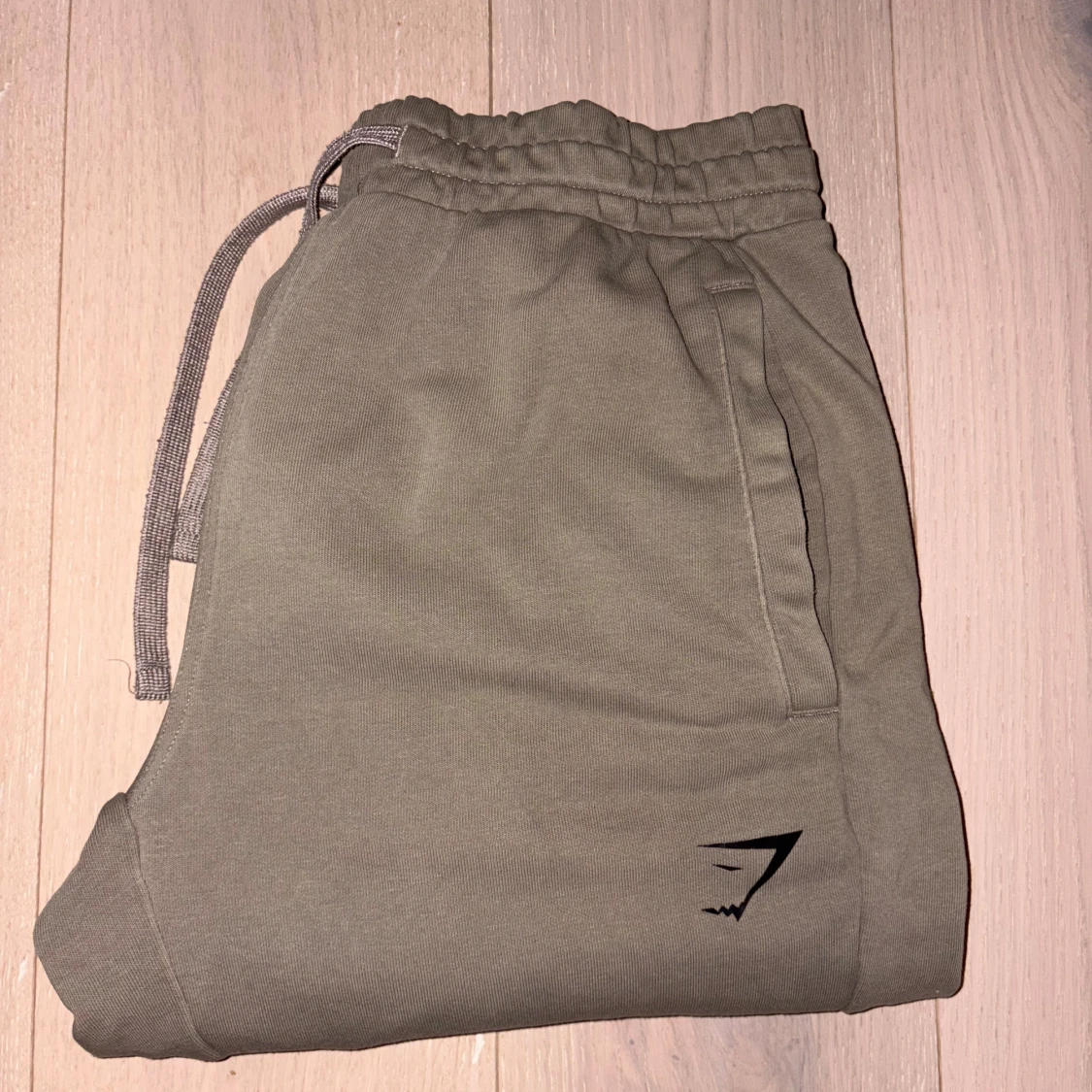 Gymshark Essential Oversized Joggers - Linen Brown - 1