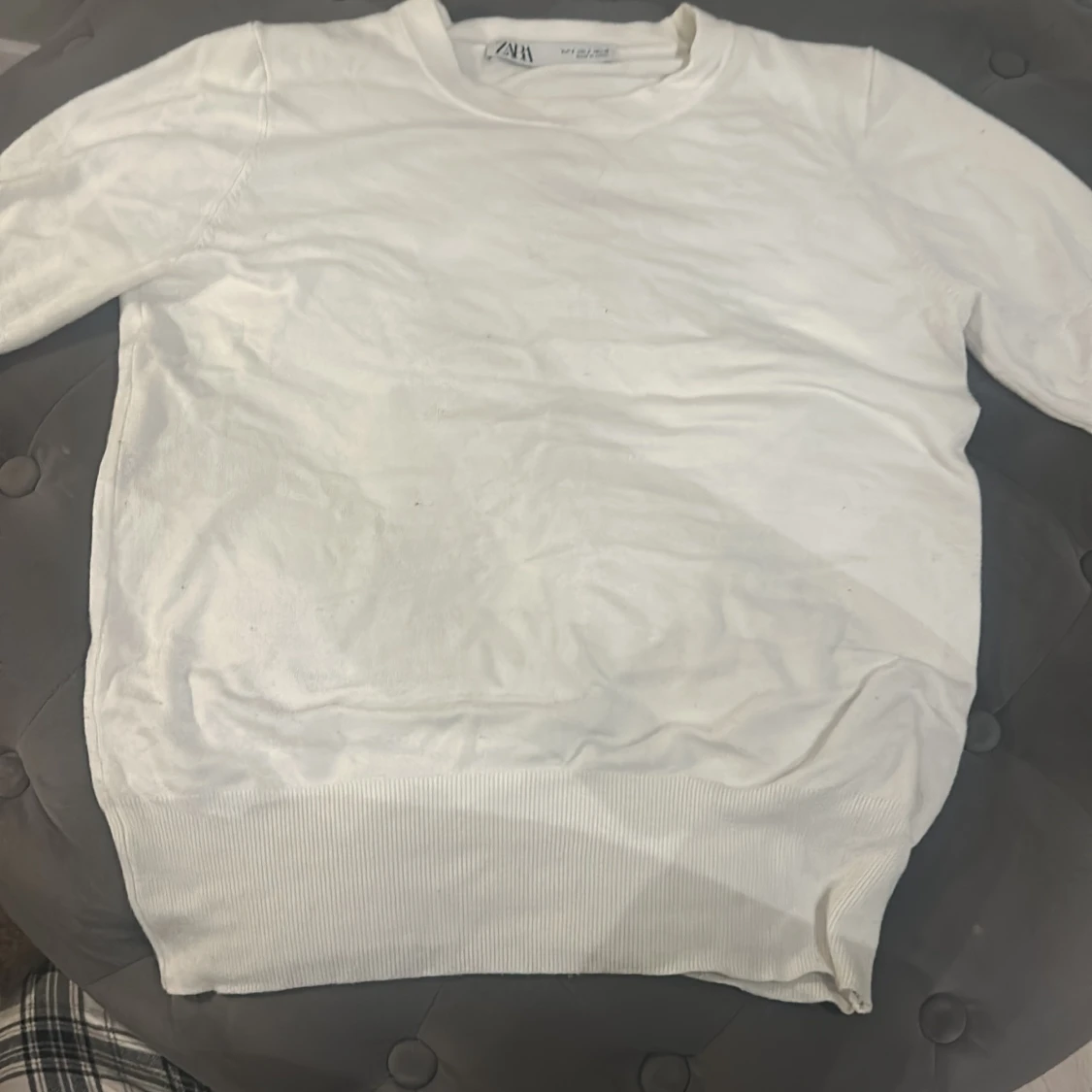 Vit tröja från Zara i bomull