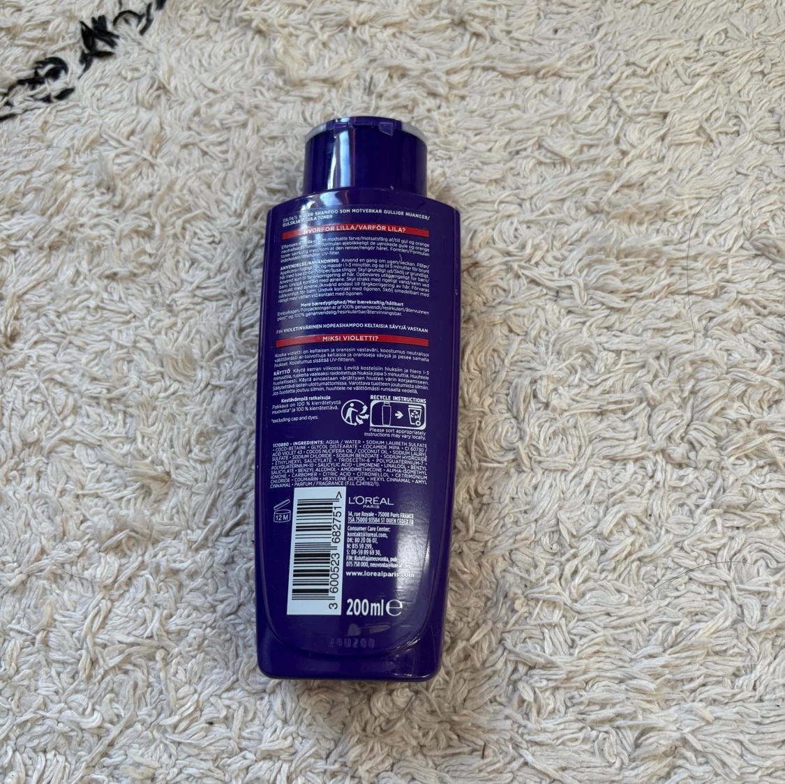 L'Oréal Elvital Purple Shampoo 200ml - 1