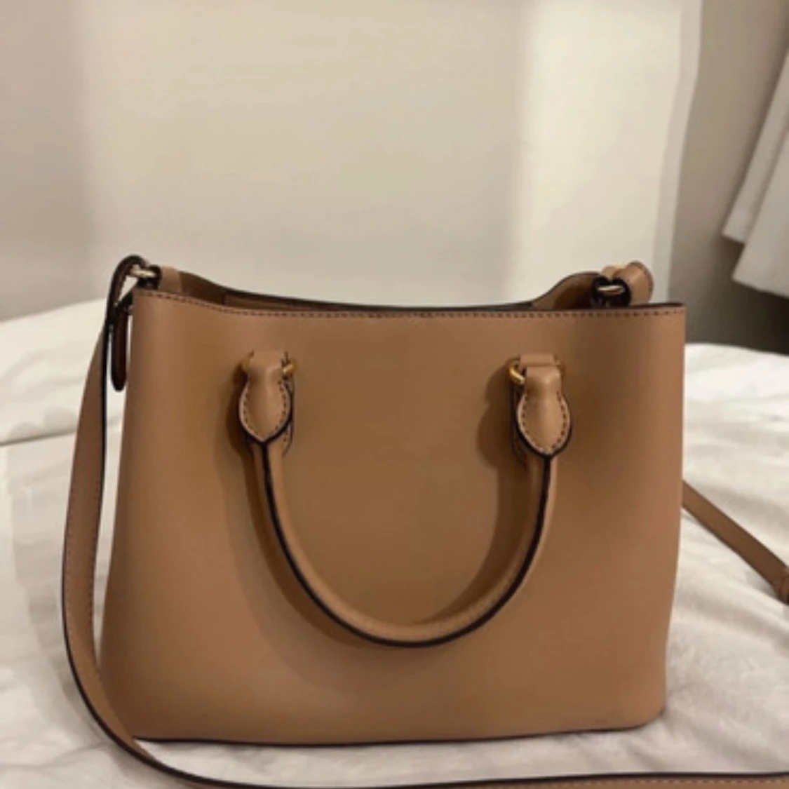 Beige handväska från Lauren Ralph Lauren - 3