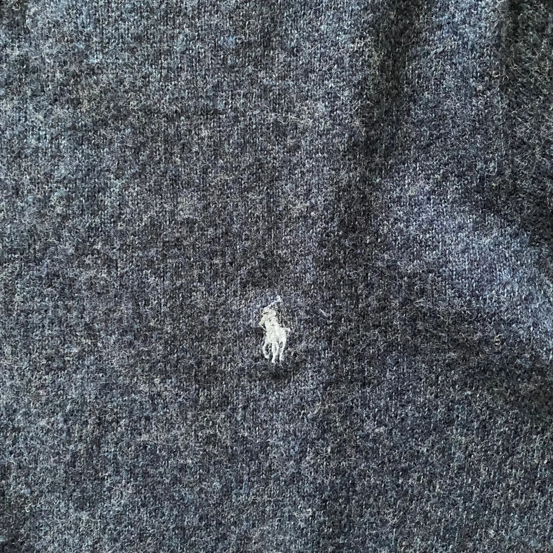 Mörkblå stickad tröja Polo Ralph Lauren - 1