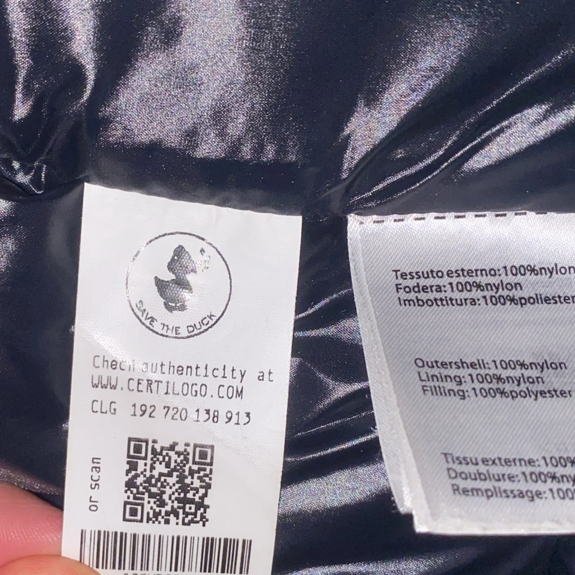 Svart pufferjacka Save The Duck - 3