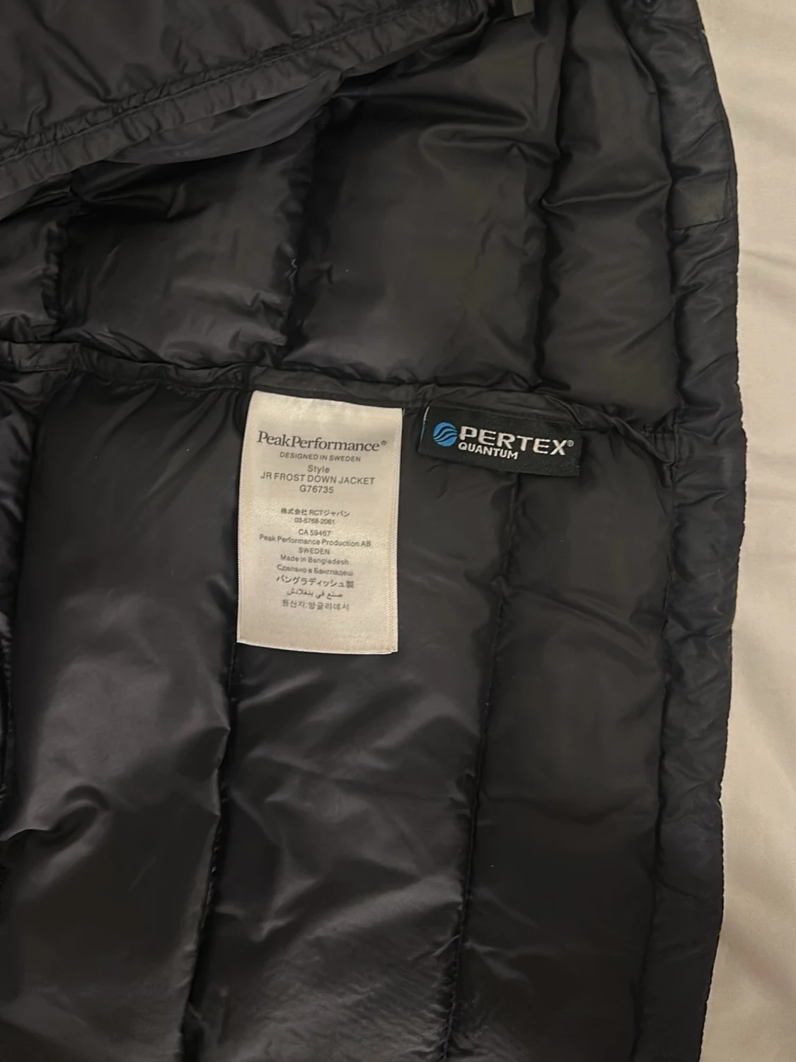 Svart dunjacka Peak Performance - 1