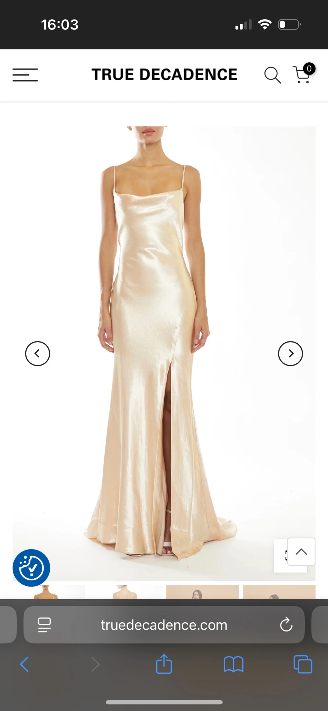 champagne balklänning - 4