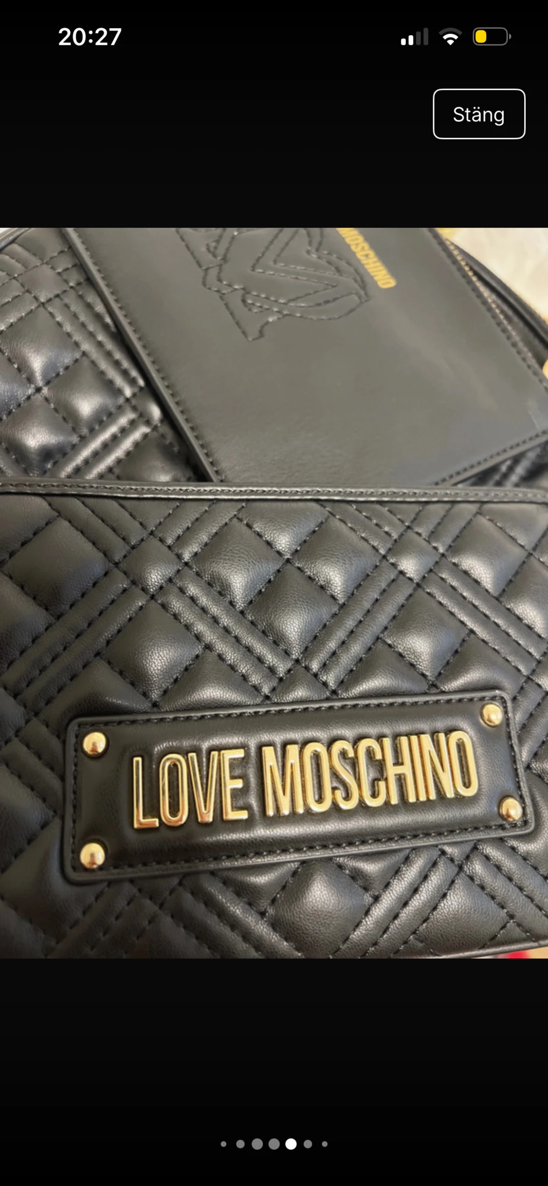 Svart quiltad ryggsäck Love Moschino - 4